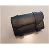 AMAS BORSA BORSELLO PACO PELLE CUOIO NERO MOTO CUSTOM 23 CM CINTURINO FIBIETTE FIBIA