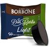 CAFFE' BORBONE 50 CAPSULE CAFFE' BORBONE MISCELA LIGHT DON CARLO COMPATIBILE LAVAZZA MODO MIO