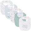 Does not apply , Bavaglie Neonato E Neonata, Set Di 5 Bavaglie 100% Cotone, Unisex Bambino E Ba