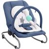 vidaXL Sdraietta per Neonato in Acciaio Dondolo Culla Bambini Colori Diversi vidaXL