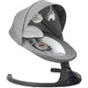 Momi Kenani Sdraietta Neonato Elettrica Max 9 Kg Dondolo Bluetooth Grigio
