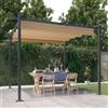 vidaXL Pergola da Giardino con Tetto Retrattile Colori Diversi 3x3 m/4x3 m vidaXL