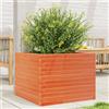 vidaXL Fioriera da Giardino Bianca 60x60x45,5cm Legno Massello di Pino vidaXL