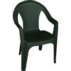 IPAE PROGARDEN Sedia per Esterni Impilabile Polipropilene 54x56x81 Verde Ischia