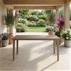 ALLIBERT Tavolo da Giardino Rettangolare Plastica 165x94x75 cm Cappuccino Futura