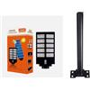 FARO LAMPIONE STRADALE SOLARE FARO LED 1500W CON TELECOMANDO IMPERMEABILE CON STAFFA