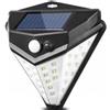 DRIWEI FARETTO CON 38 LED SMD PANNELLO SOLARE RICARICABILE SENSORE MOVIMENTO DA ESTERNO