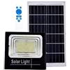 TANIASHOP Faro Led con Pannello Solare Sensore 800W Crepuscolare IP67 + Telecomando Timer