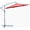 Brixo Ombrellone da Giardino Decentrato 3x3 mt Alluminio/Poliestere Salmone