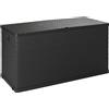 vidaXL Baule da Giardino 420 L in Rattan PP Antracite Contenitore Box vidaXL