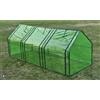 vidaXL Serra giardino fiori piante orto tetto spiovente 3porte verde retangolare vidaXL