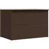 vidaXL Baule da Giardino Grigio 150x100x100 cm in Polyrattan Sedile Cassapanca vidaXL