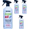SIGILL Insetticida Acaricida Acqua Kill Insetti Striscianti Volanti Acari 500ml 4 Pezzi