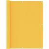 vidaXL Paravento Balcone Giallo 120x600 cm Tessuto Oxford Tenda Frangivento vidaXL
