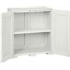 Tontarelli Armadietto da Esterno / Balcone in Plastica 86x43x79 cm Panna Simplex