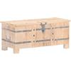 vidaXL Baule 90x40x40 cm Massello di Acacia Cassone Portaoggetti Cassapanca vidaXL