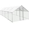 MONSTERSHOP Gabbia Pollaio Recinto Recinzione Box Inox da Galline Pollame Polli 3m x 8m x 2m