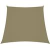 vidaXL Parasole a Vela in Tessuto Oxford a Trapezio 3/5x4 m Bianca Ombra Tenda vidaXL