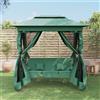 vidaXL Dondolo da Gazebo Letto Giardino Parasole 2 Persone Amaca Vari Colori vidaXL