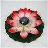 2pz luce solare galleggiante a forma di fiore loto RGB LED, lampada da piscina,