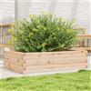 vidaXL Fioriera da Giardino 90x60x23 cm in Legno Massello di Pino fioriera vidaXL