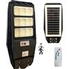 TANIASHOP Lampione Stradale Solare 1500/2000/2500W con Sensore di Movimento Crepuscolare