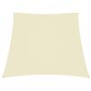 vidaXL Parasole a Vela in Tessuto Oxford a Trapezio 3/5x4 m Bianca Ombra Tenda vidaXL