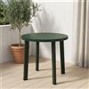 IPAE PROGARDEN Tavolo da Giardino Rotondo Resina 90x72 cm Verde