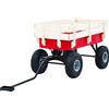 vidaXL Carrello a Mano da Giardino 150 kg Rosso in Acciaio Cariola Carretto vidaXL