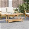 vidaXL Tavolino da Salotto 90x50x45 cm in Bambù vidaXL