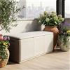 ArtPlast Baule da Esterno Contenitore in Plastica 138x53x57 cm Tortora/Ecrù