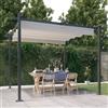 vidaXL Pergola da Giardino con Tetto Retrattile Colori Diversi 3x3 m/4x3 m vidaXL