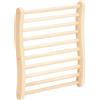 vidaXL Schienale a Forma di S per Sauna in Legno Massello Pino vidaXL