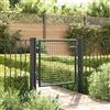 vidaXL Cancello per Giardino in Acciaio Zincato Grigio Diverse Dimensioni vidaXL
