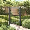 vidaXL Cancello per Giardino in Acciaio Zincato Grigio Diverse Dimensioni vidaXL