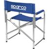Sparco Sedia da regista sparco paddock blu martini racing pieghievole alluminio tessuto