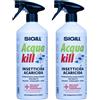 SIGILL Insetticida Acaricida Acqua Kill Insetti Striscianti Volanti Acari 750ml 2 Pezzi