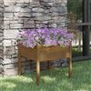 vidaXL 1/2x Fioriere da Giardino in Legno di Pino 70x70x70 cm Colori Diversi vidaXL
