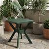 IPAE PROGARDEN Tavolo da Giardino Quadrato Resina 70x70 cm Verde Reno