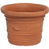 G. DEL RE Vaso Piante Resina Festonato esterno Tondo cm 45X34H PRESTIGE