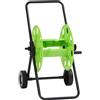 vidaXL Carrello Avvolgitubo Verde Tubo Flessibile 60 m 1/2" in Acciaio vidaXL