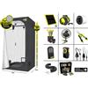 GARDEN HIGHPRO kit coltivazione indoor completo grow box 80x80x180 led 150w filtro carbone