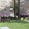 vidaXL 1/2x Fioriere da Giardino in Legno di Pino 70x70x70 cm Colori Diversi vidaXL