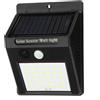 Robertagor Driwei FARETTO CON 30 LED CON PANNELLO SOLARE RICARICABILE SENSORE MOVIMENTO ESTERNO