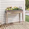 vidaXL Fioriera da Giardino 100,5x40,5x90 cm Acciaio Zincato vidaXL