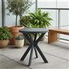 IPAE PROGARDEN Tavolo da Giardino Rotondo Resina 70x72 cm Verde Don