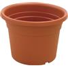 I.C.S. Vaso Tondo Plastica Fiori Piante Ø cm 70x50 h Terracotta Dahlia R80070