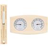 vidaXL Set Timer Igrotermografo e Clessidra Sauna 2 in 1 Massello Pino vidaXL
