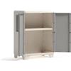 KETER Armadietto da Esterno / Balcone in Resina 68x39x90 cm Beige Wood