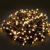 Bakaji Catena Luminosa 1000 Luci LED Lucciole Bianco Caldo Controller 8 Funzioni Estern
